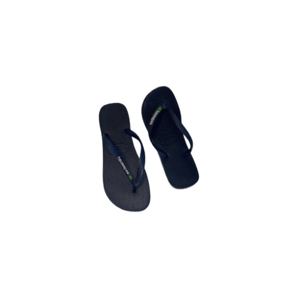 Havaianas Navy Blue Rubber Thong Sandals